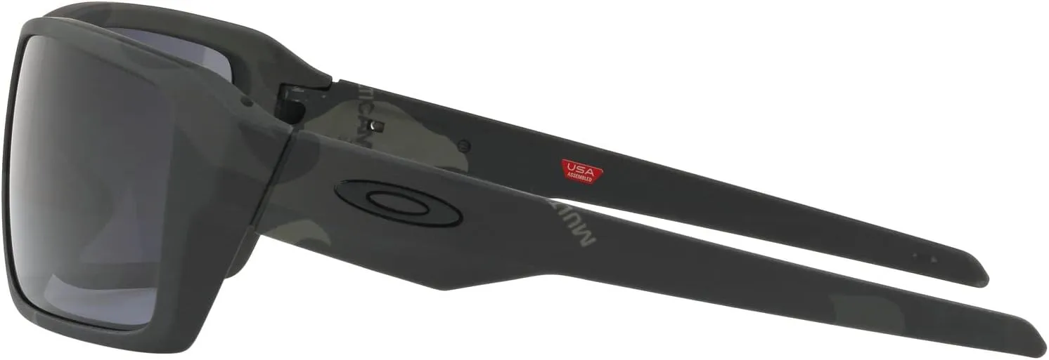 Oakley Men's Oo9380 Double Edge Rectangular Sunglasses