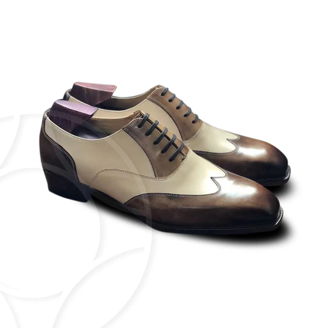 OMEG Premium Oxford Handcrafted in Patina Leather