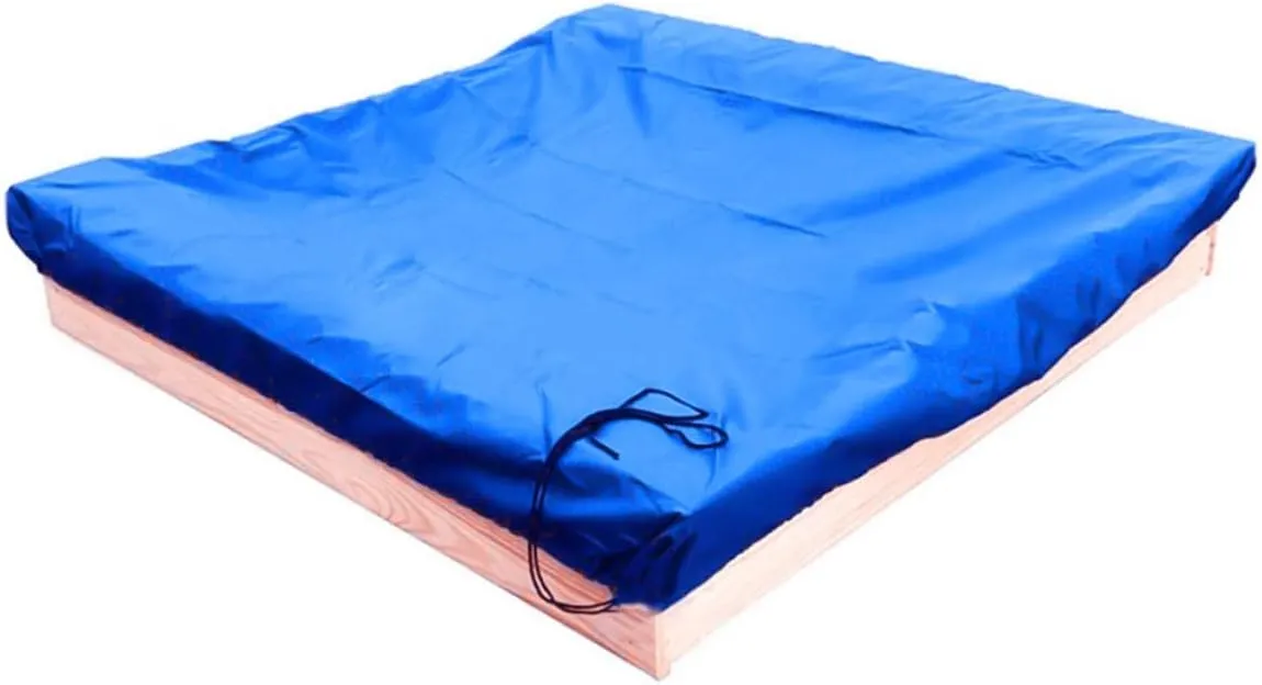 Outside Kids Toys Sand Pit with Lid Oxford Tarpaulin Canopy Sandbox Canopy with Drawstring Shade Tarp Sandbox Tarp Cover Kid Toys Outdoor Toys Small Bath Cover Child Hood Square
