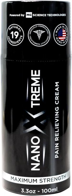 Pain Relief Cream – Fast-Acting Topical for Muscle, Joint & Nerve Discomfort – Deep-Absorbing, Long-Lasting Formula with Natural Ingredients – Cooling Sensation – 3.3oz Pump – Made in USA