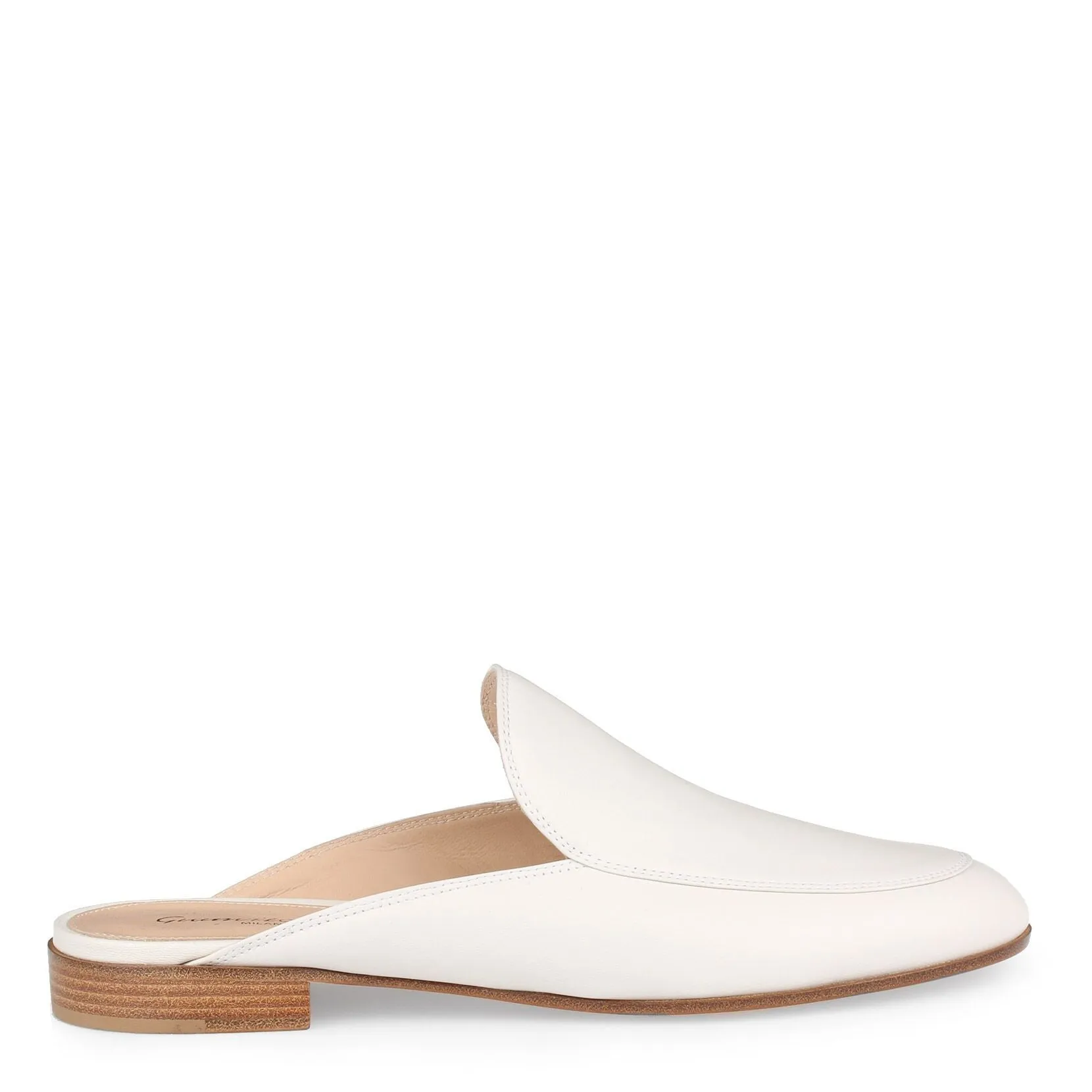 Palau white leather loafer