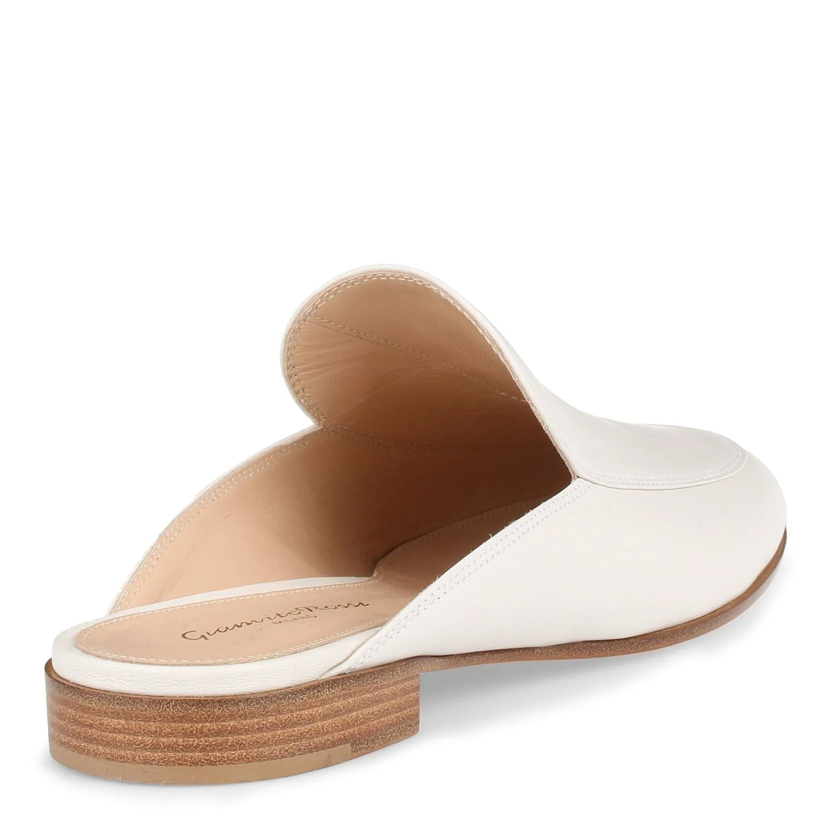 Palau white leather loafer
