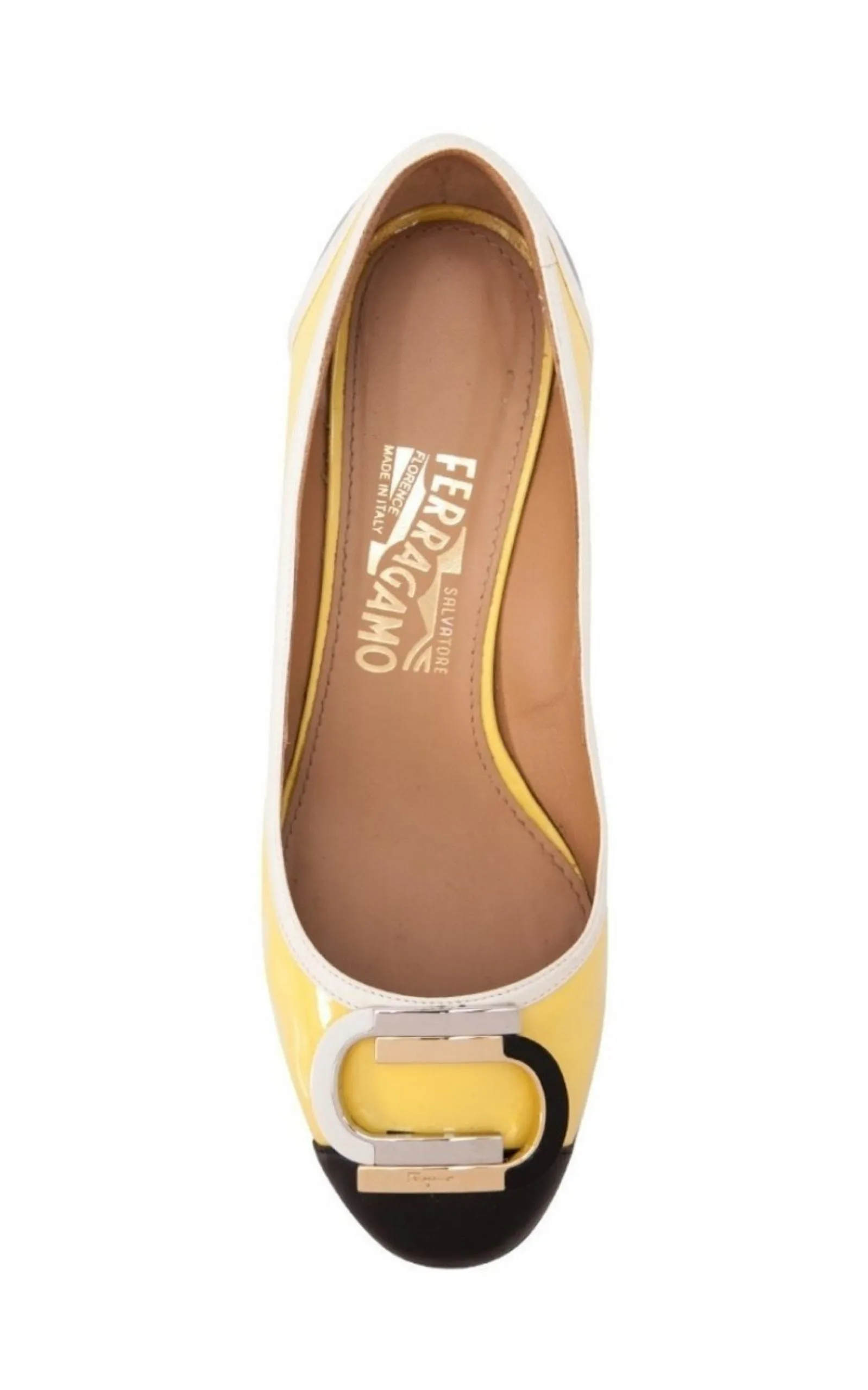 Patent Leather Gwen Block Heel Pumps