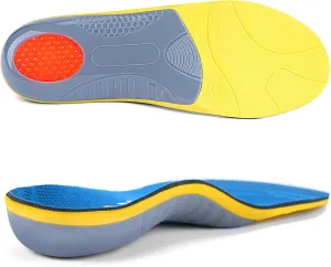 Plantar Fasciitis Insoles Arch Support Inserts Orthotics for Flat Feet Arch Pain Pronation for Work Boot Shoe for Men Women (Men 8-8 1/2 | Women 10-10 1/2-(270mm))