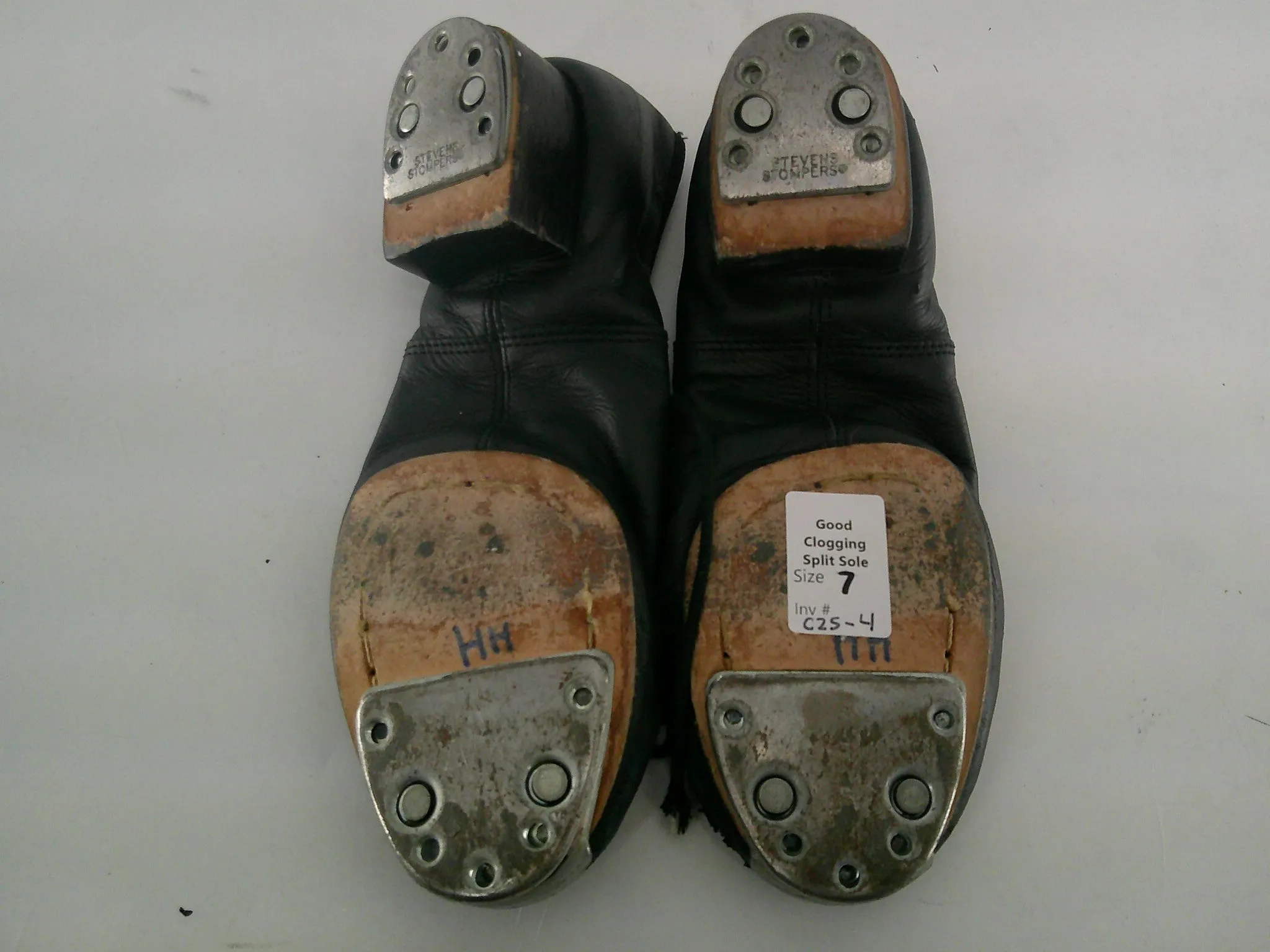 Pre-Owned Buck Clogging Shoes Steven Stompers Adult 7M Oxford Leather  Split Sole