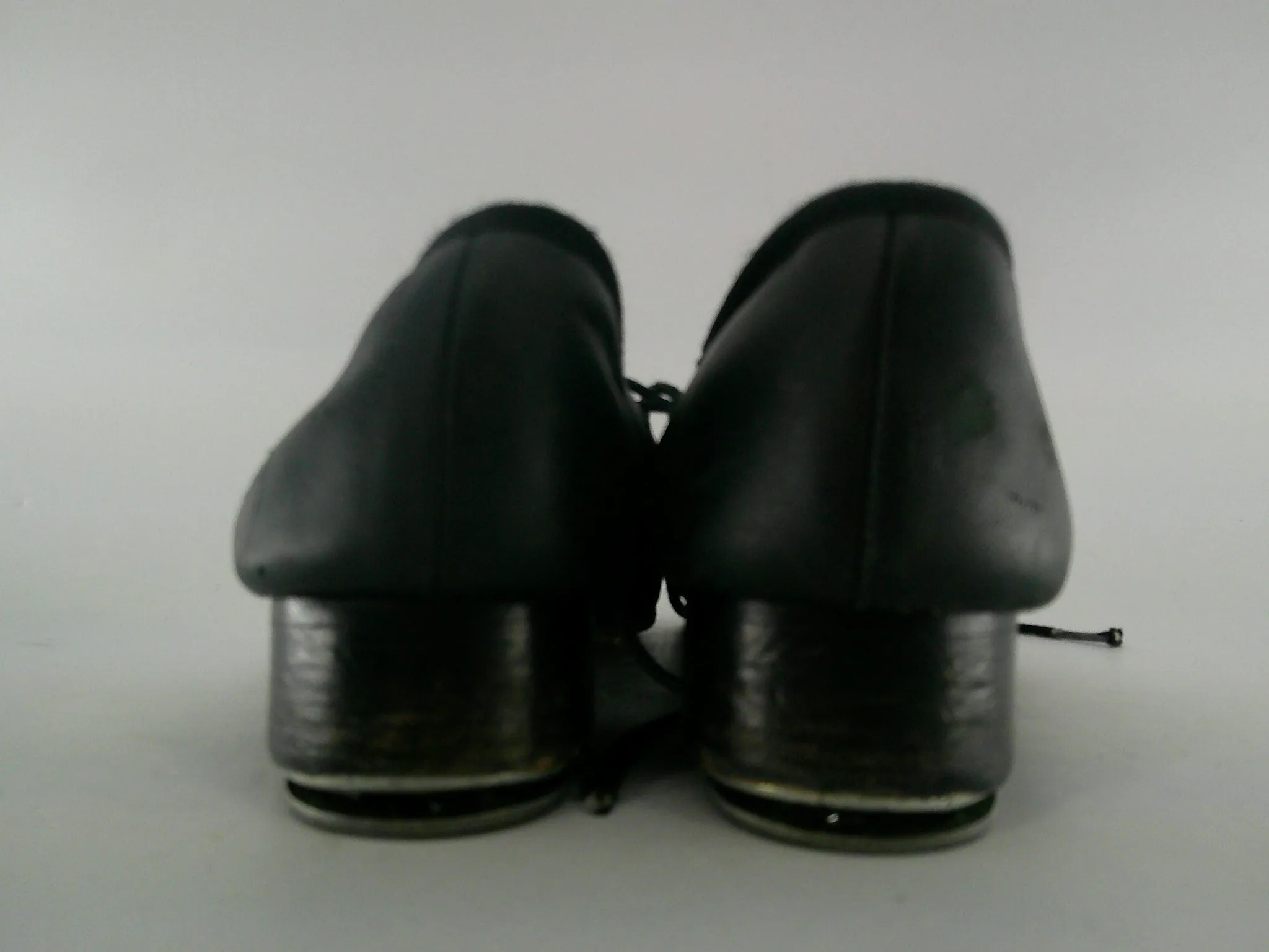 Pre-Owned Buck Clogging Shoes Steven Stompers Adult 7M Oxford Leather  Split Sole