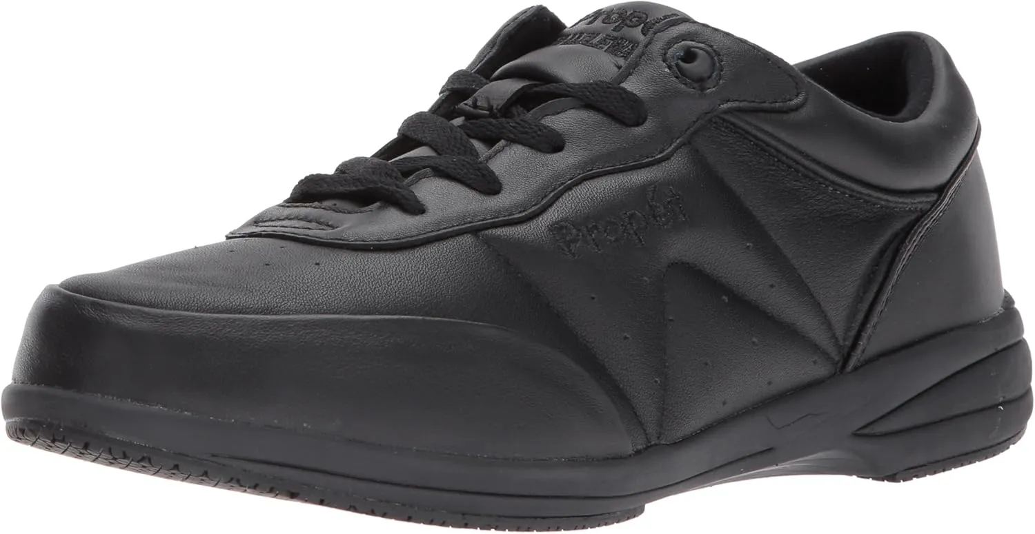 Propét Womens Washable Walking Walking Sneakers Athletic Shoes - Black
