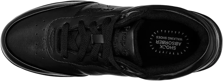 Propét Womens Washable Walking Walking Sneakers Athletic Shoes - Black