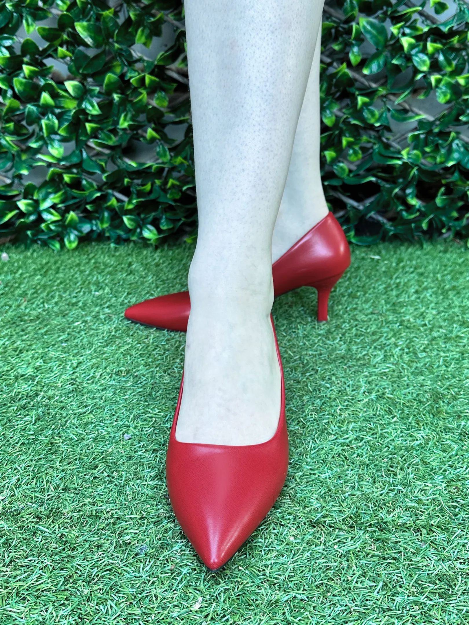 Prue Pump Heel - Red