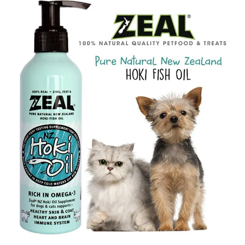 Pure Natural New Zealand Hoki Fish Oil Cat & Dog (225ml)