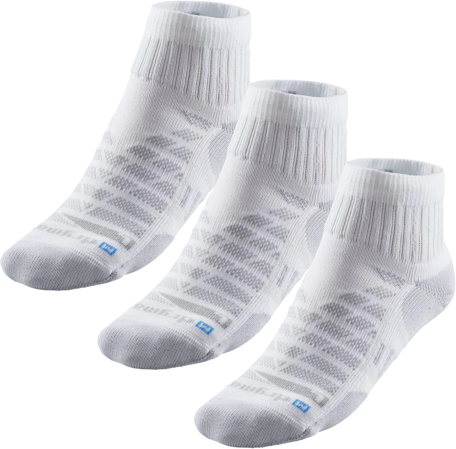 R-Gear Drymax Quarter Running Socks For Men and Women | Breathable, Moisture Control & Anti Blister | 3 Pack