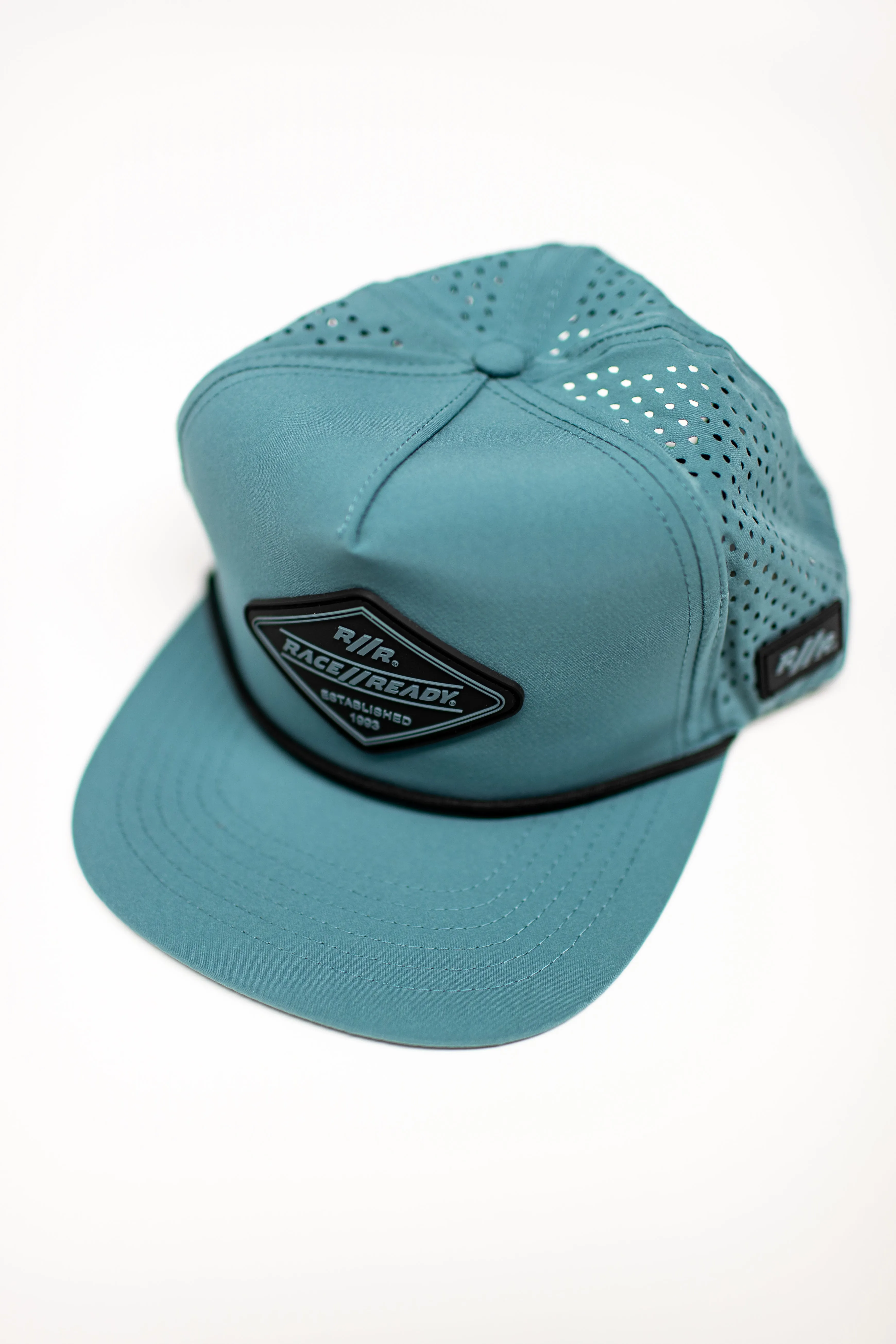RACE // READY Gray Flat Bill Hat