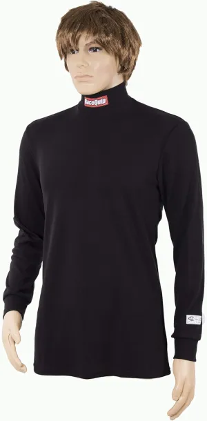 RaceQuip Underwear Top SFI 3.3 Fire Retardant FR Black Small 421992