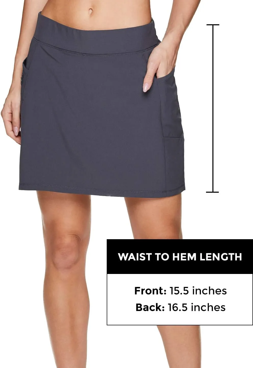 RBX Active Women's Golf/Tennis Everyday Casual Athletic Skort with Bike Shorts
