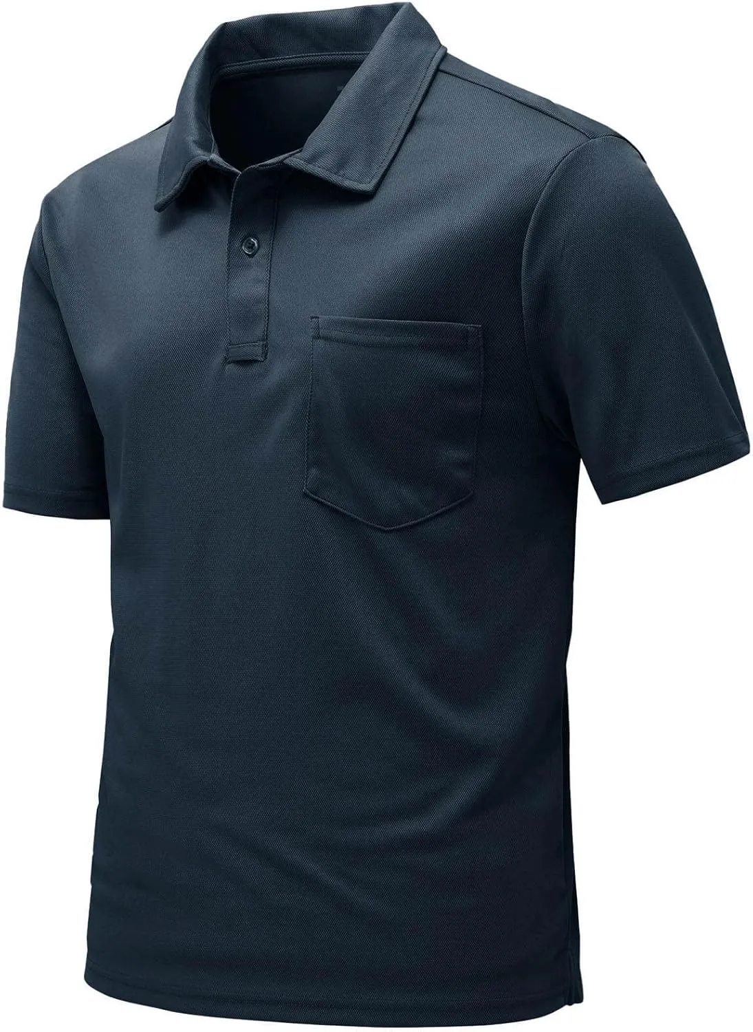 Rdruko Men's Polo Shirts Short Sleeve Quick Dry Outdoor Golf Sports Shirts with Pocket
