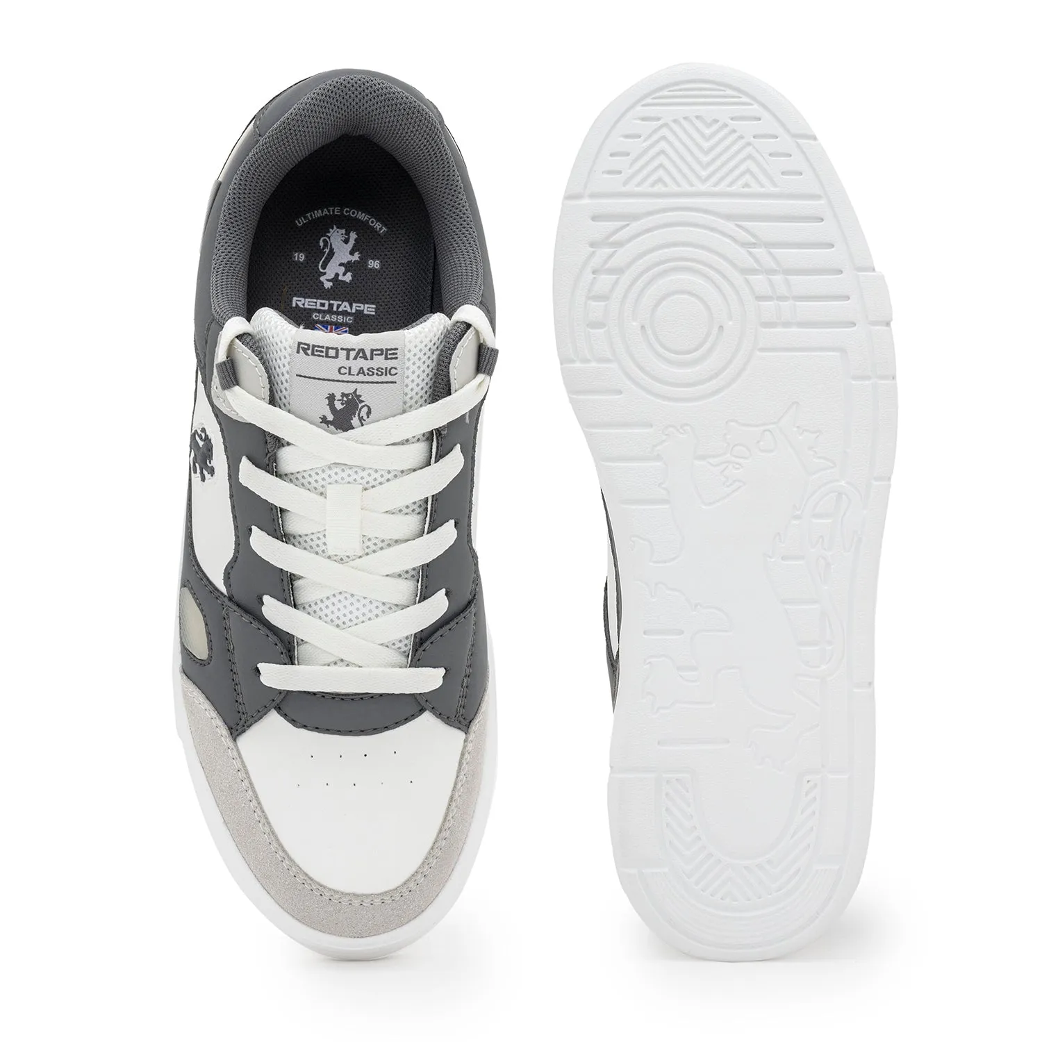 Red Tape Lifestyle Sneaker Shoes for Men | Classic Rounded Toe, Soothing Insole & Impact-Resistant Comfort