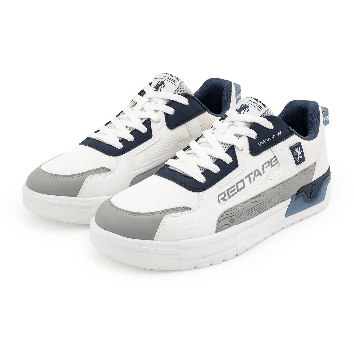 Red Tape Lifestyle Sneaker Shoes for Men Classic Rounded Toe, Soothing Insole & Impact-Resistant Comfort
