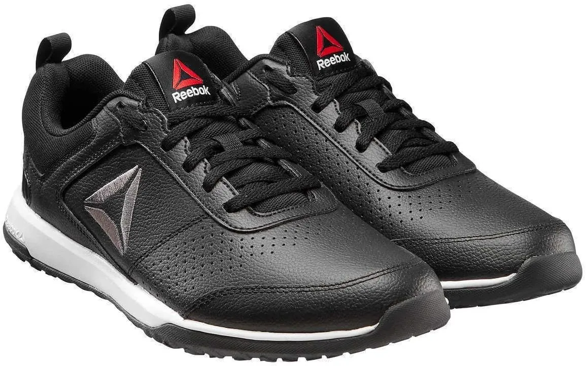 Reebok Mens CXT Athletic Shoes Leather Training Sport Sneaker (Black, 10 M US)