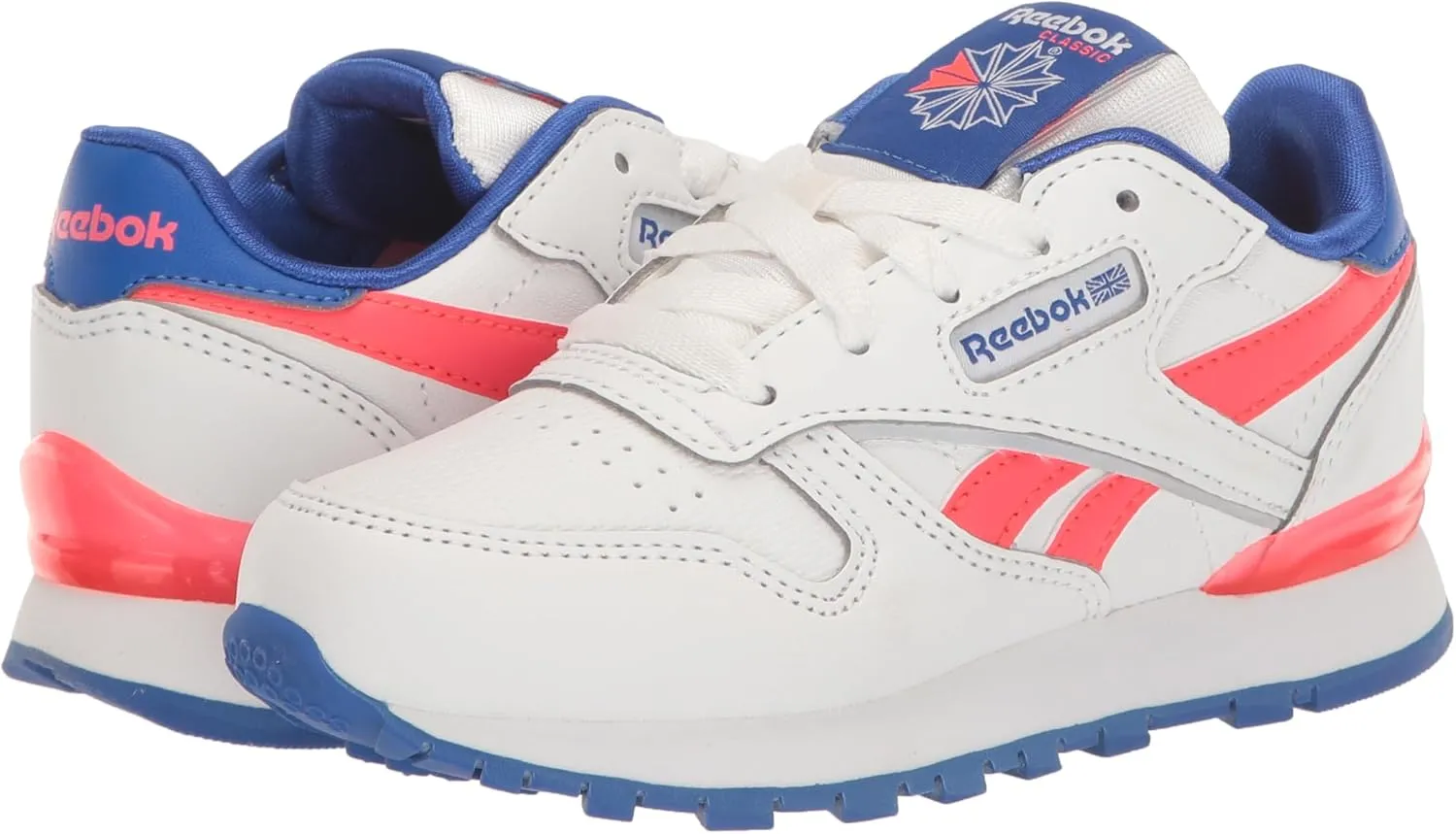 Reebok Unisex-Child Classic Leather Step N Flash Sneaker