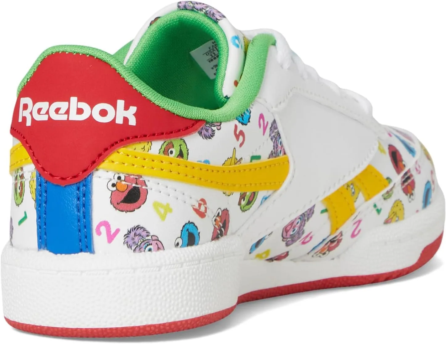 Reebok Unisex-Child Sesame Street Club C Revenge Sneaker