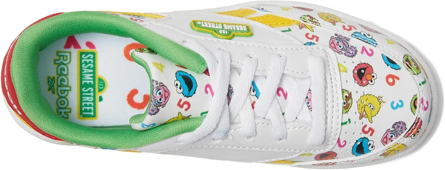 Reebok Unisex-Child Sesame Street Club C Revenge Sneaker