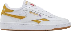Reebok Women's Club C Revenge Sneaker, White/Retro Gold/Gum, 5