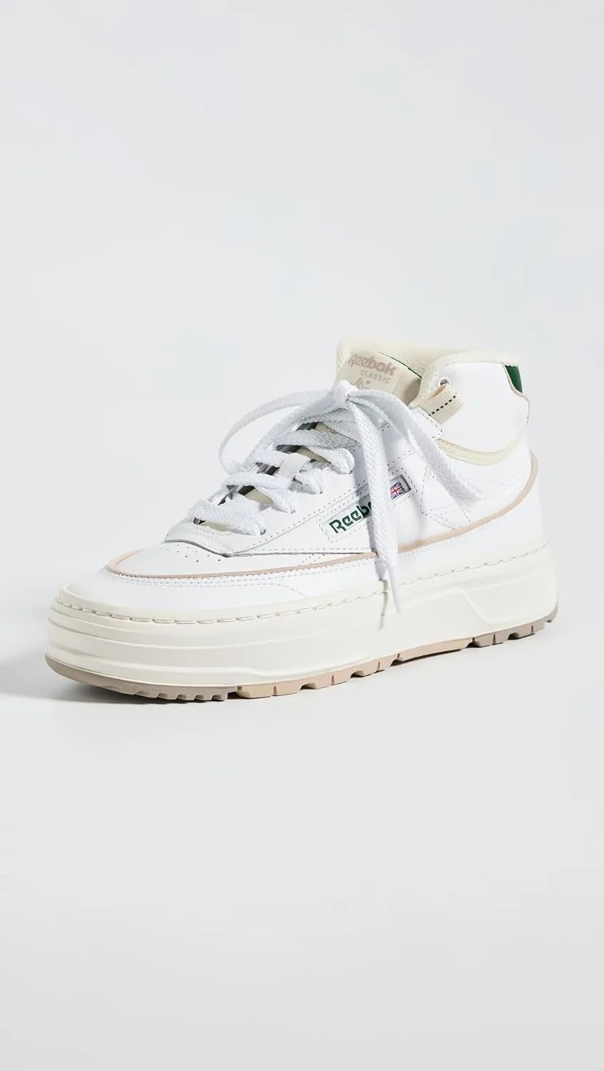 Reebok Women's Wo Club C Geo Mid Sneaker