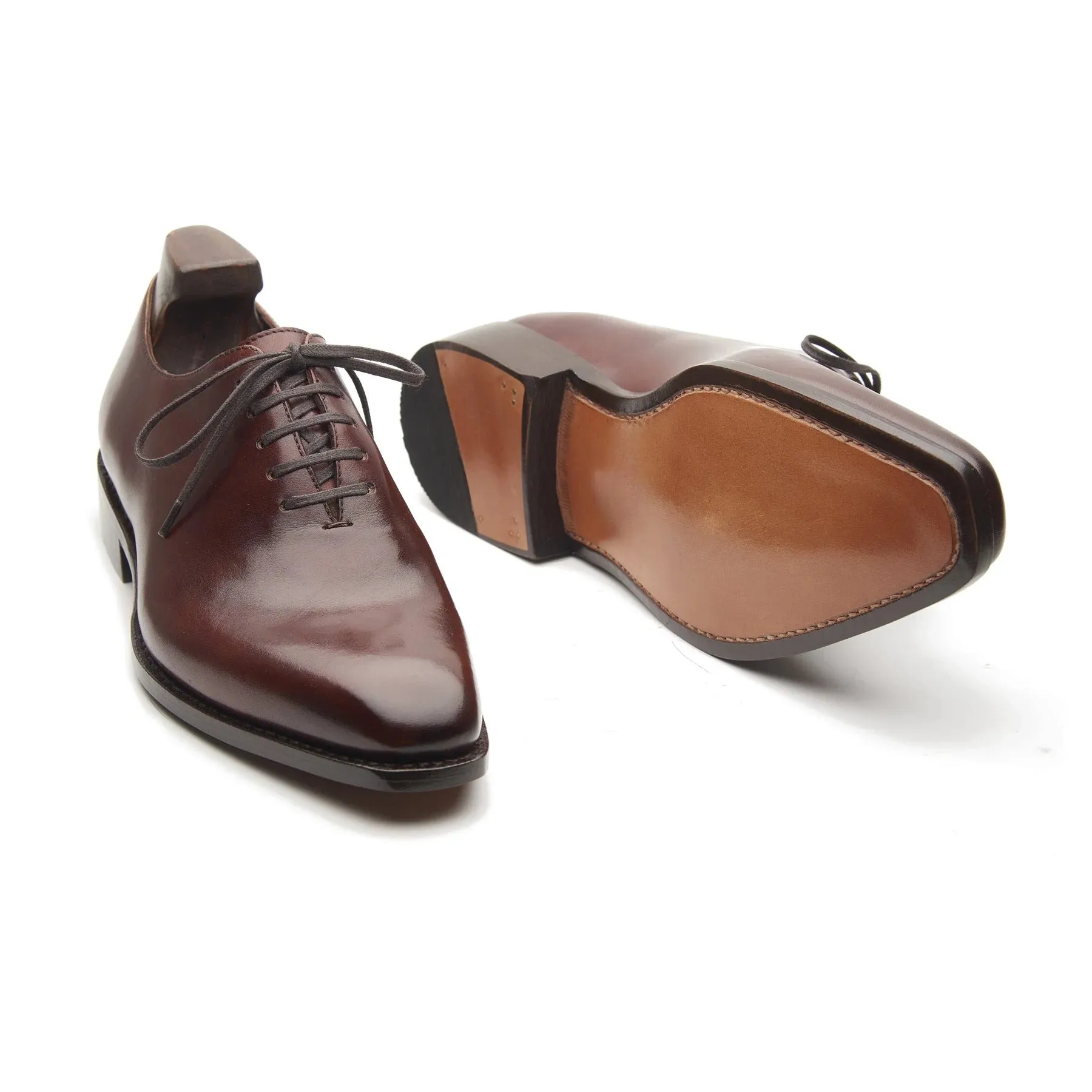 Romanoff Whole-cut Oxford - Cocoa Brown | Hand-welted