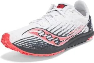 Saucony Men's Kilkenny XC 9 Spike Sneaker, White/Black, 9