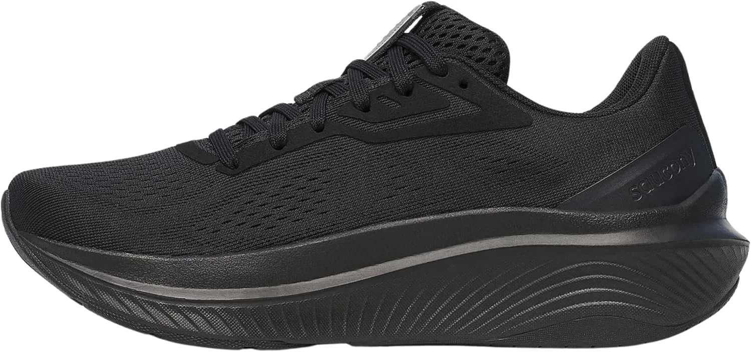 Saucony Women's Echelon 10 Sneaker, Triple Black, 5.5