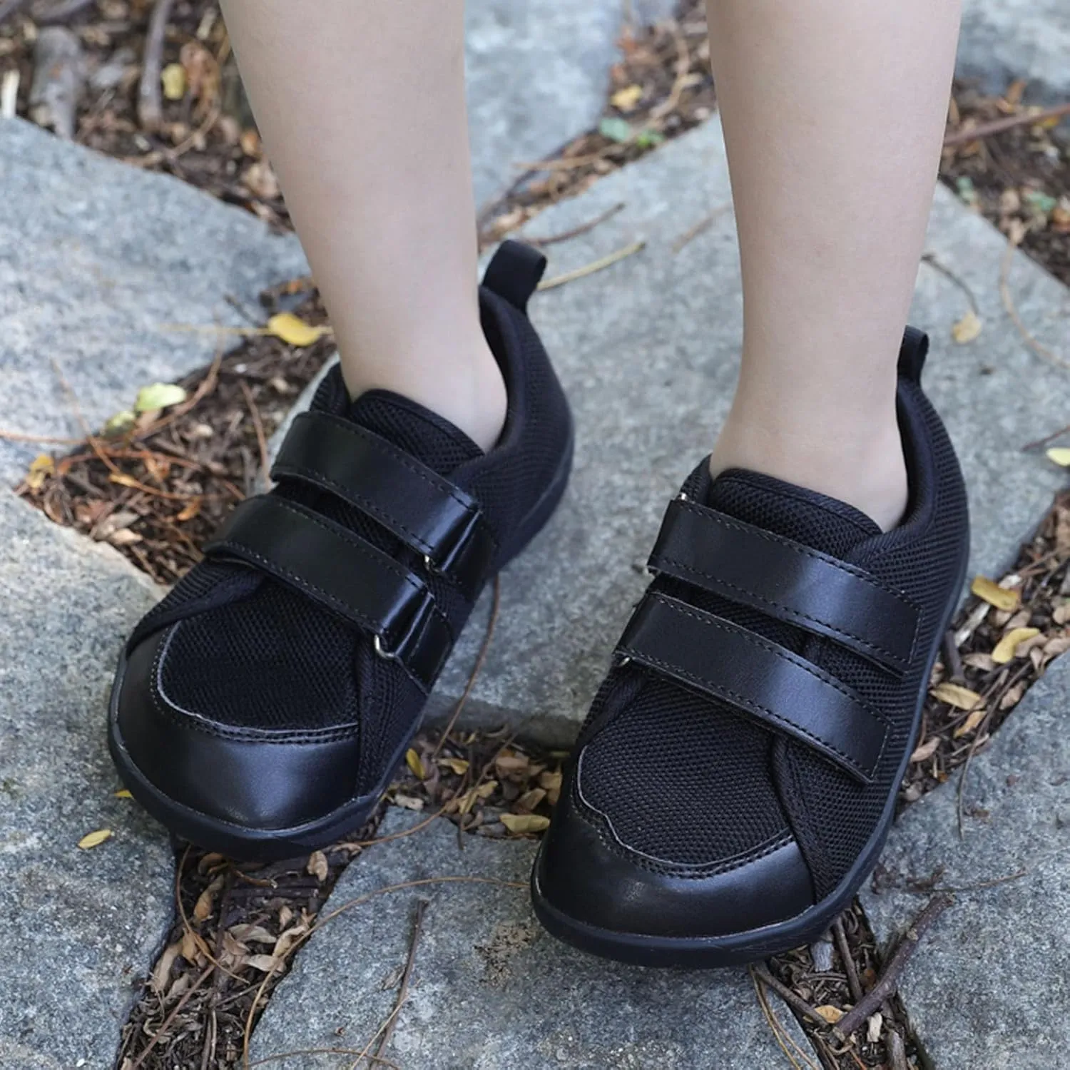 SECHRITE Kids Wide Barefoot Shoes Wide Toe Box Girls Boys Minimalist Sneakers | Zero Drop Sole | Splay Naturally Walking Running Shoes for Little/Big Kid