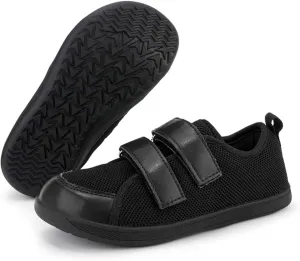 SECHRITE Kids Wide Barefoot Shoes Wide Toe Box Girls Boys Minimalist Sneakers | Zero Drop Sole | Splay Naturally Walking Running Shoes for Little/Big Kid