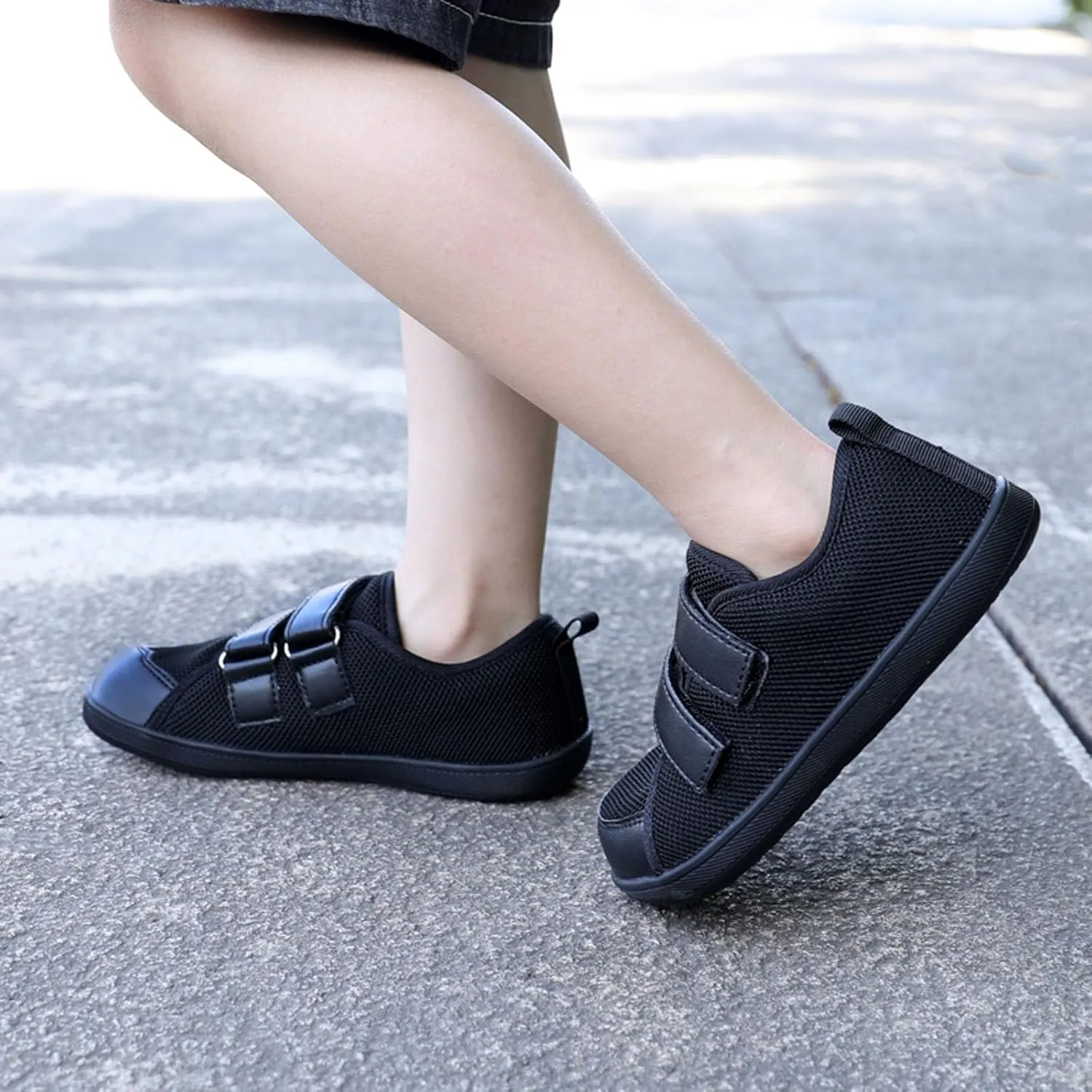 SECHRITE Kids Wide Barefoot Shoes Wide Toe Box Girls Boys Minimalist Sneakers | Zero Drop Sole | Splay Naturally Walking Running Shoes for Little/Big Kid
