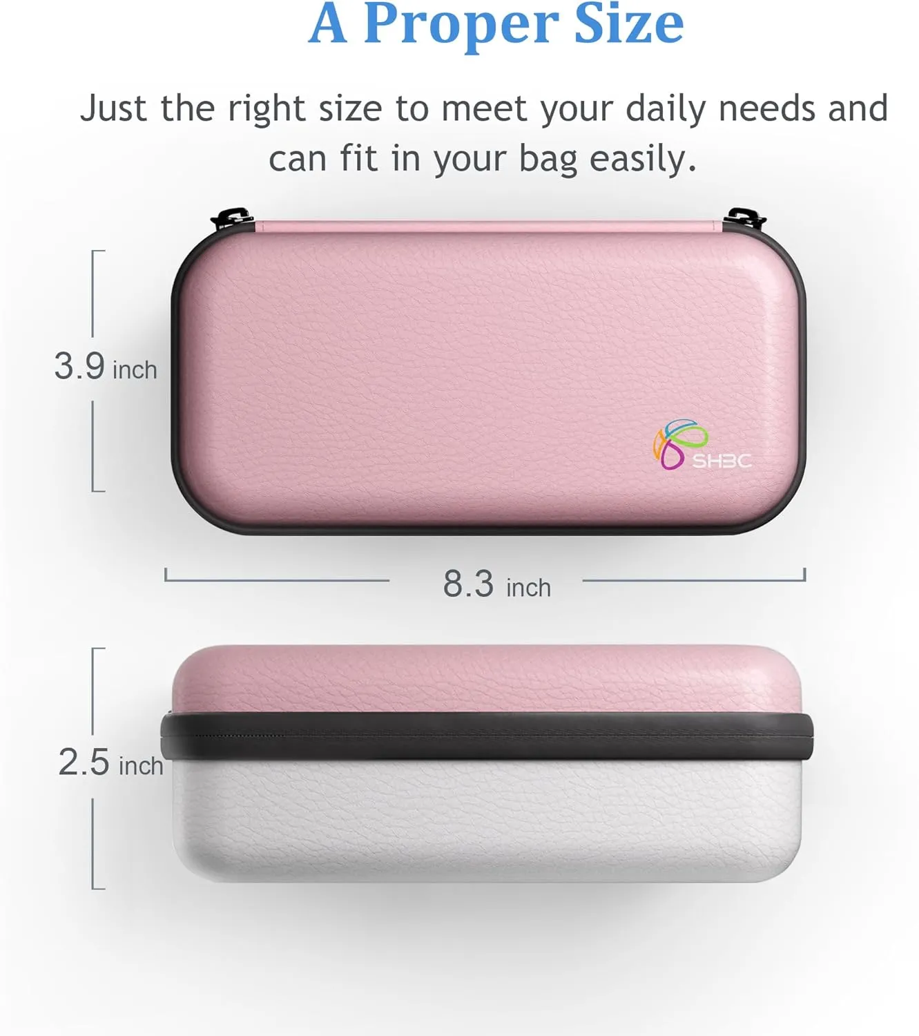 SHBC Insulin Pen Carrying Case Portable Medical Cooler Bag for Diabetes with Protective Ice Brick - Convenient to Changing Needles with Each Injection White Pink