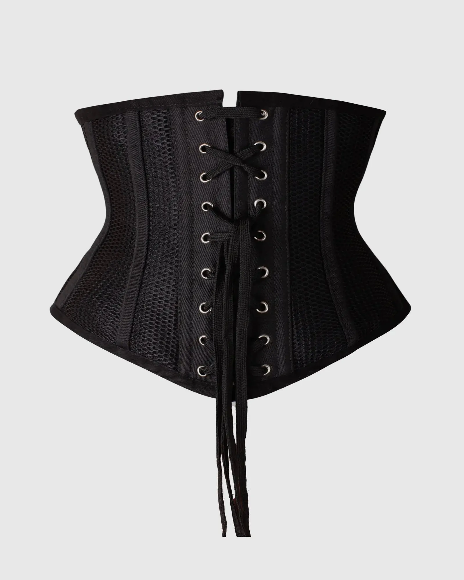 Short Torso Steel Bone Mesh Corset