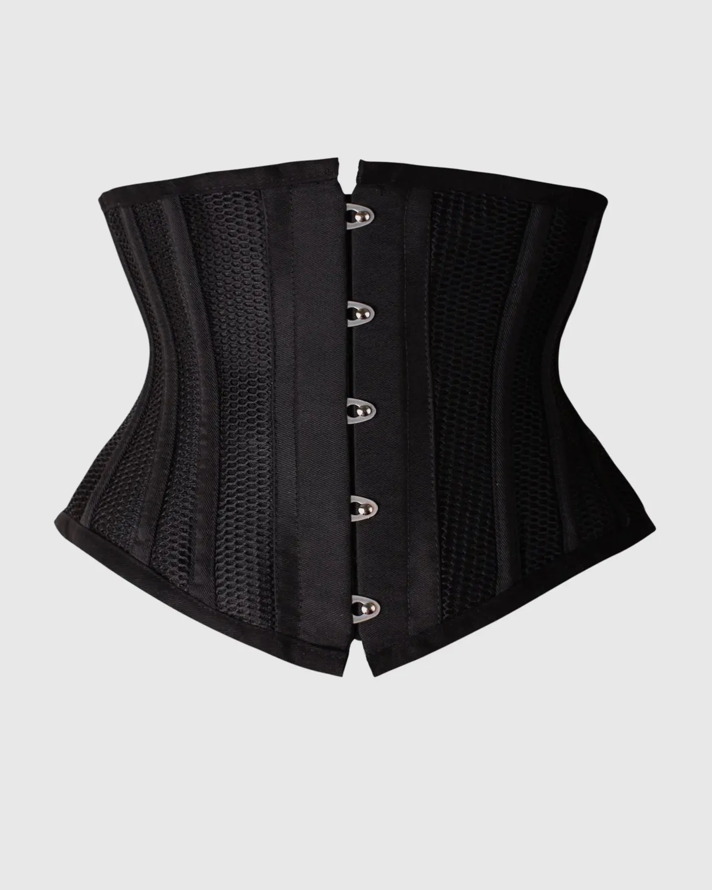 Short Torso Steel Bone Mesh Corset