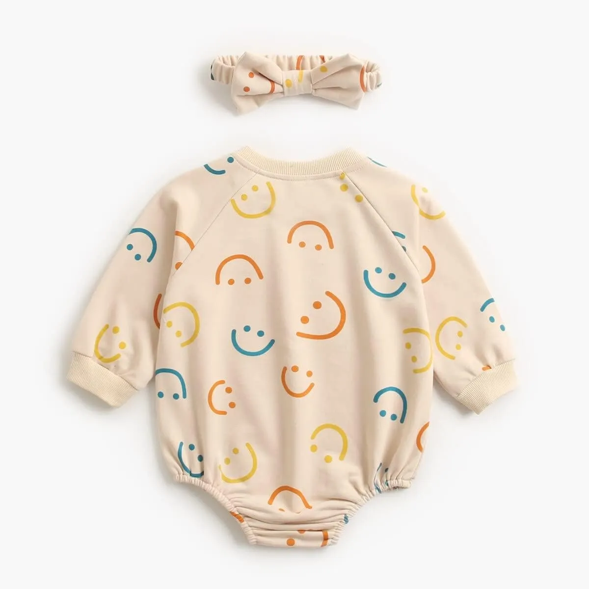 Simplee kids Baby Girl Outfits Long Sleeve Romper for Baby Boy Spring Fall Clothing Print Cartoon Baby Summer Romper
