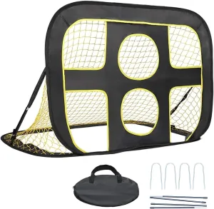 Soccer Goals Soccer Net for Kids Portable Pop Up Soccer Nets with Carrying Bag Soccer Target Net Indoor Outdoor Practice