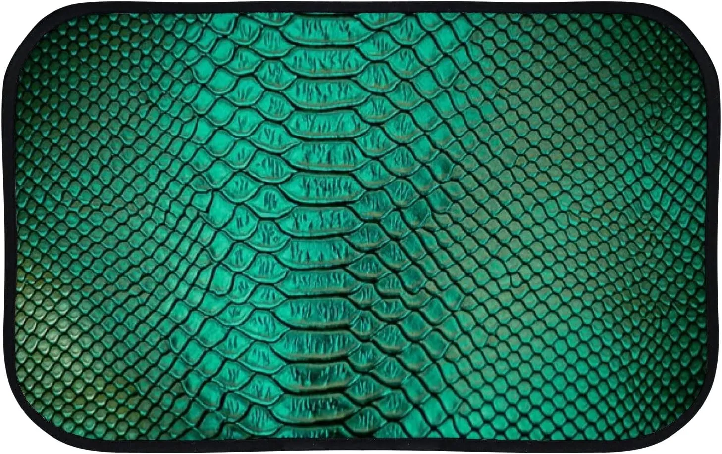Soft Foam Area Rugs Luxury Snake Skin Texture Washable Non Slip Kitchen Rugs Bath Rug for Home Decor Indoor/Outdoor 31x20in