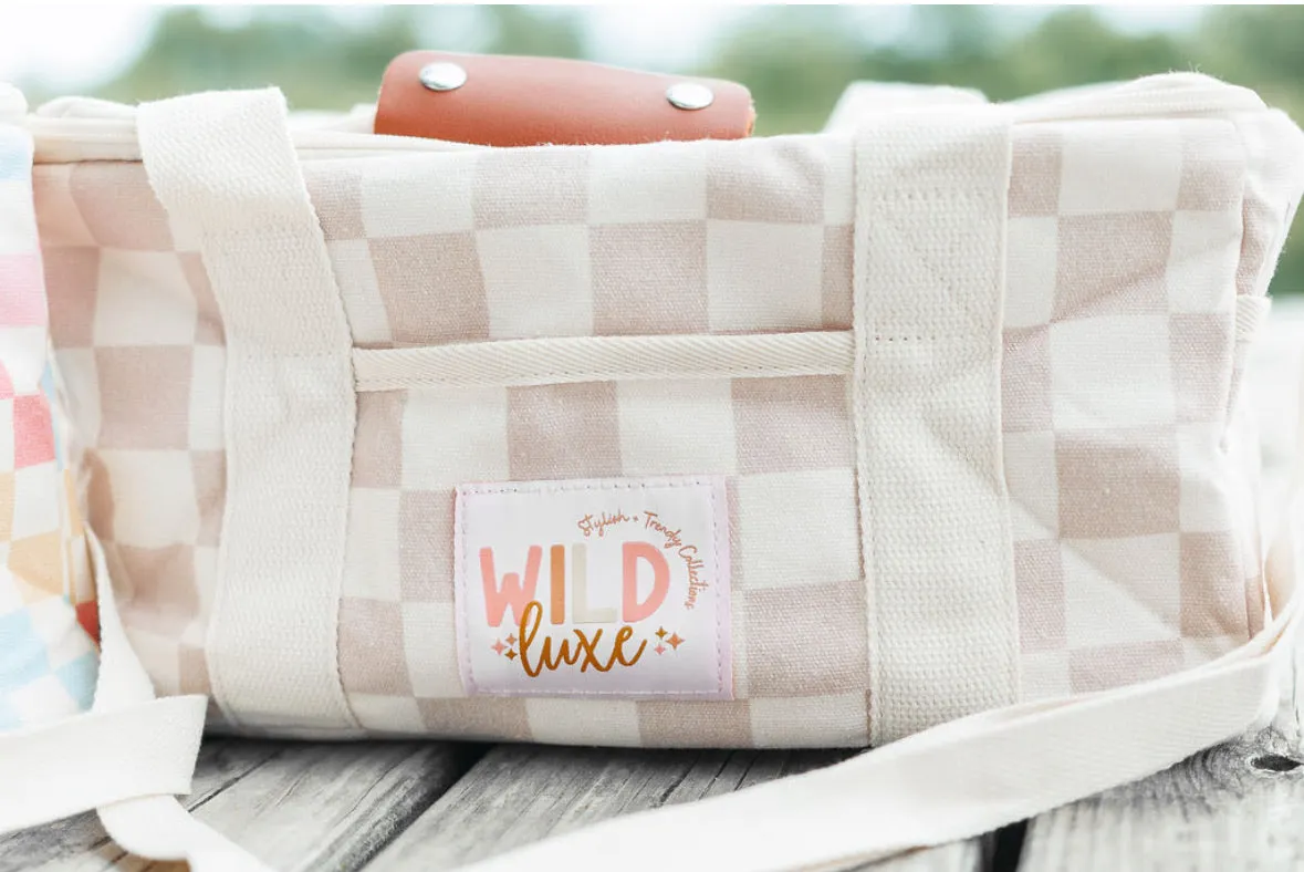 Soft Insulated Cooler Bag in Tan