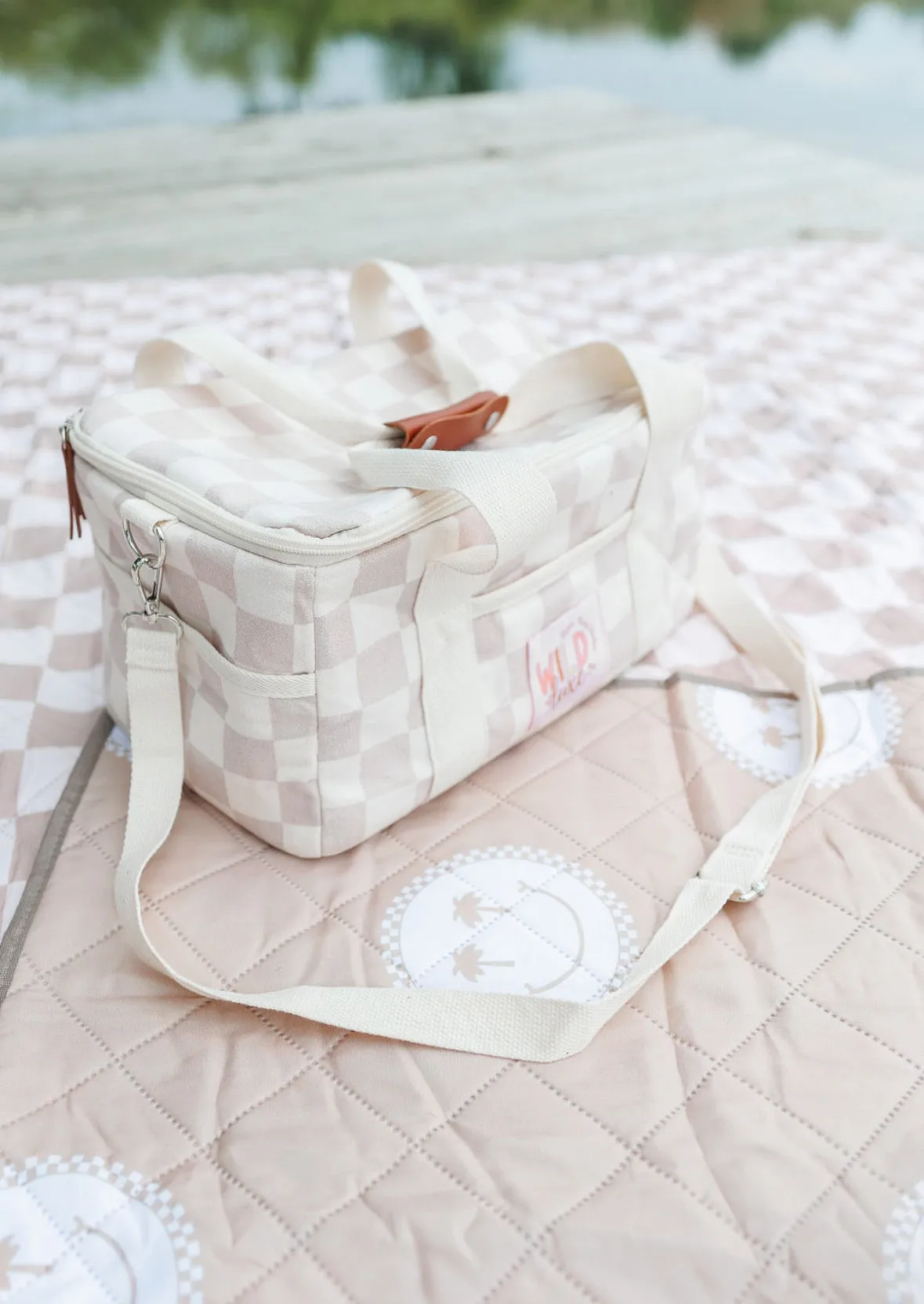 Soft Insulated Cooler Bag in Tan