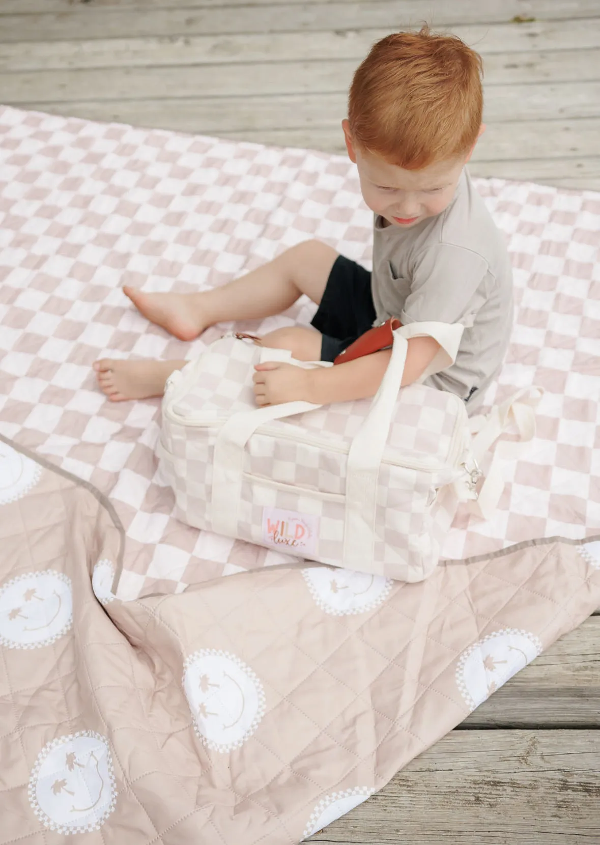 Soft Insulated Cooler Bag in Tan