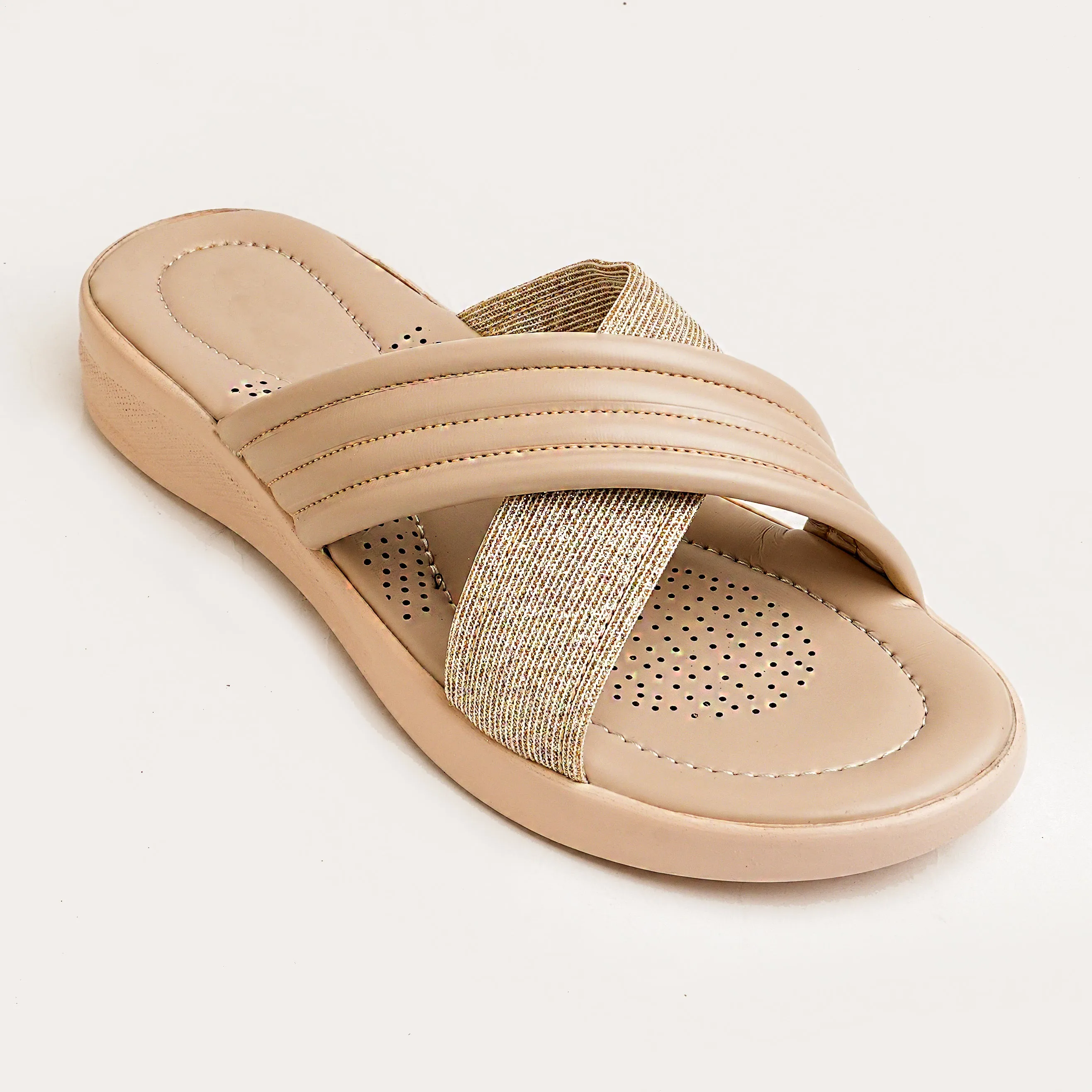 Soft Serenity High Sole Flat - Beige