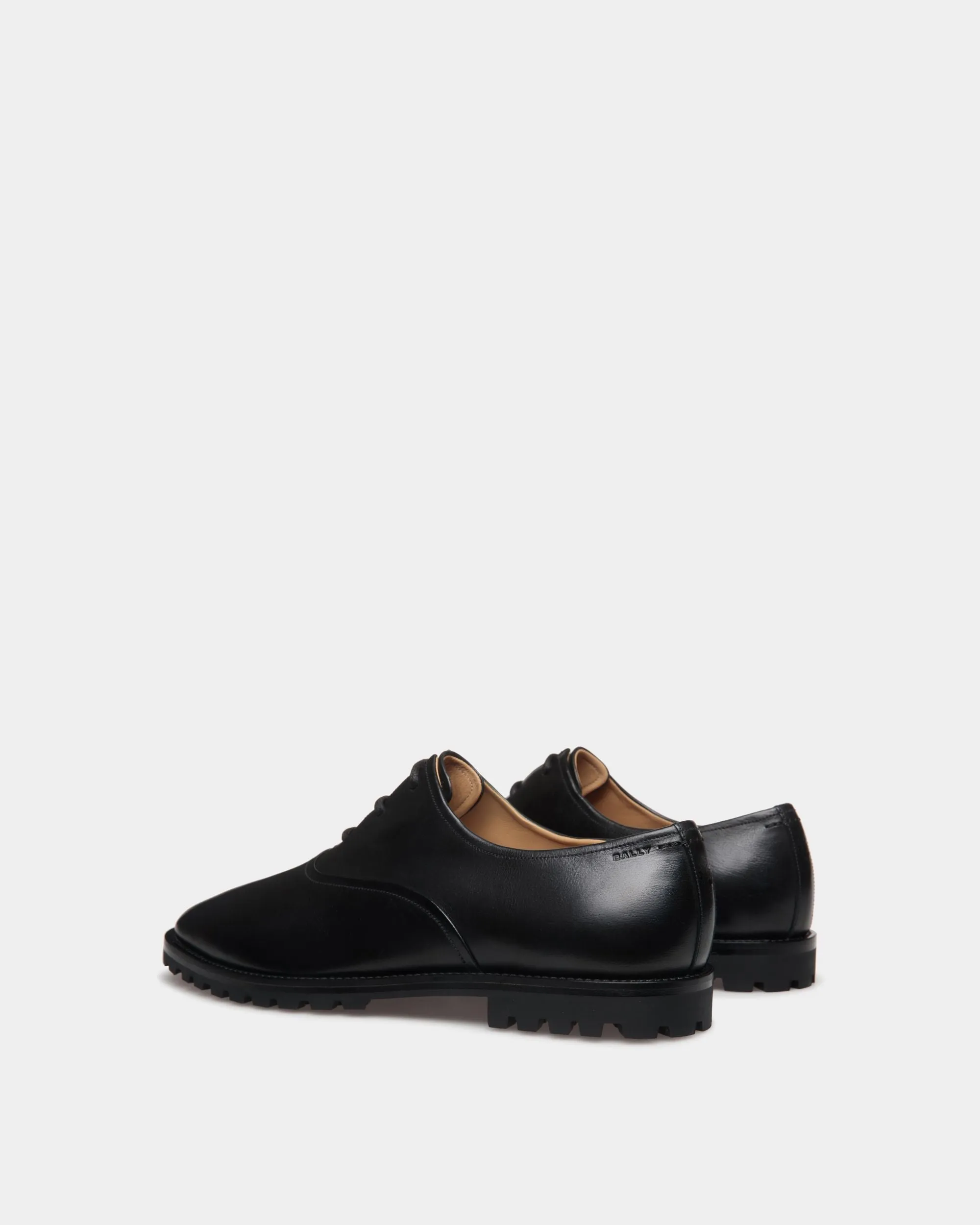 Solaria Oxford in Black Leather
