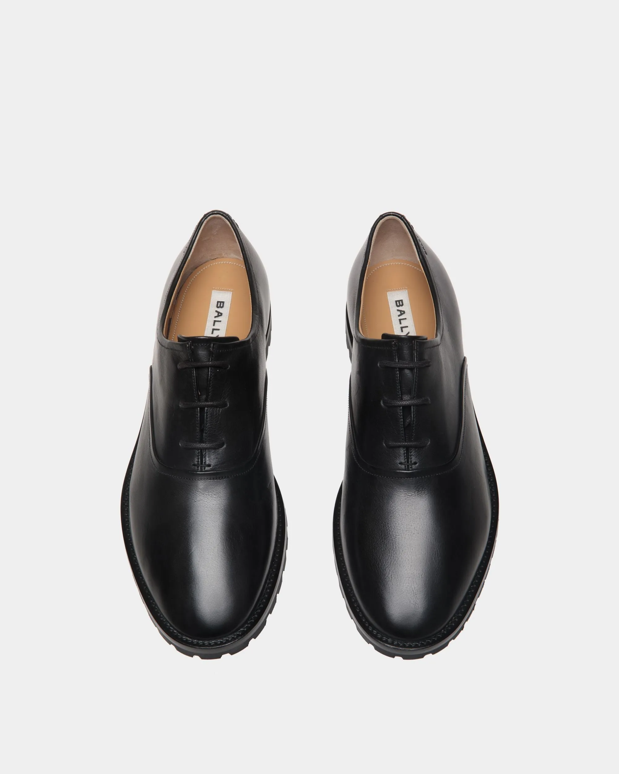 Solaria Oxford in Black Leather