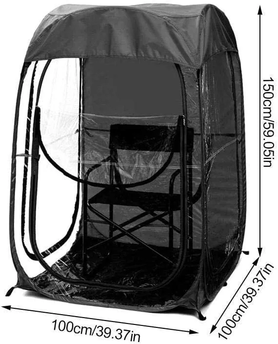 Sports Tent Pop Up - Portable Weatherproof Canopy for Fishing, Camping, Outdoor Events - Ideal Shelter with Carry Bag
