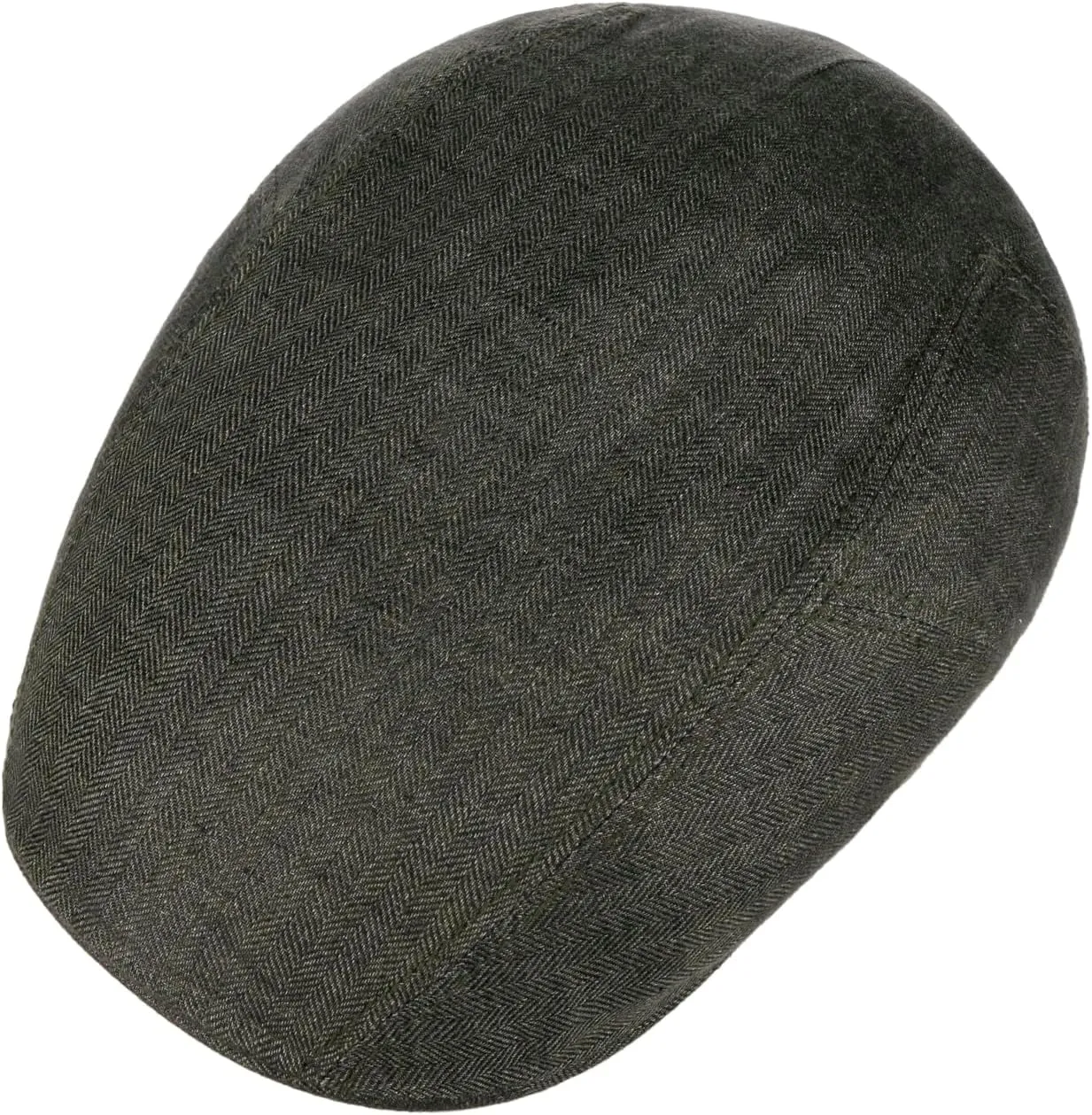 Stetson Herringbone Linen Flat Cap Men | Made in The EU