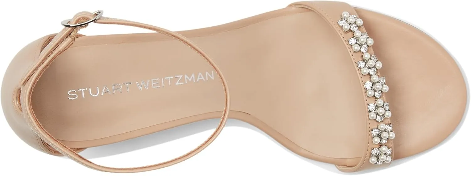 Stuart Weitzman Women's Nudist Poppy Block 75 Pump