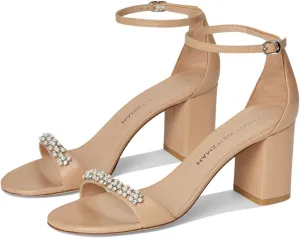 Stuart Weitzman Women's Nudist Poppy Block 75 Pump