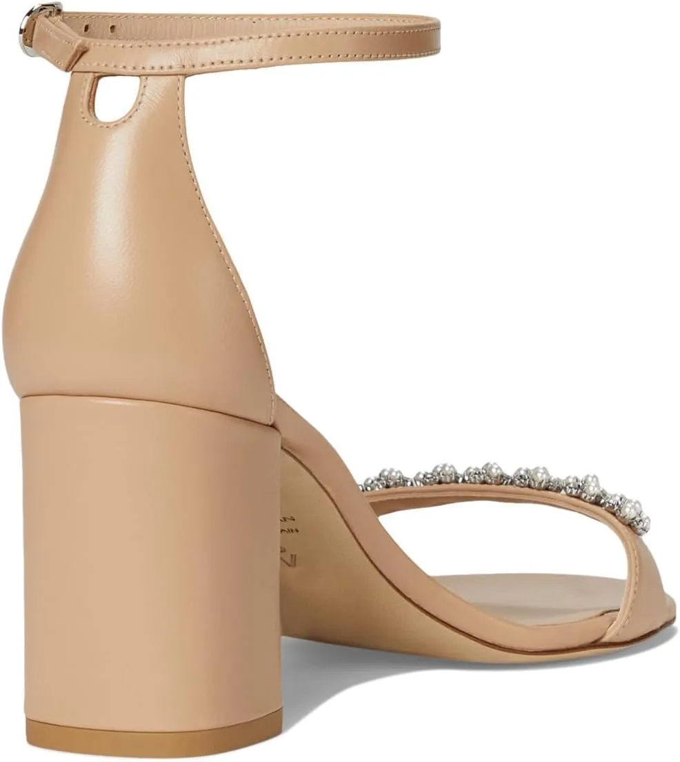 Stuart Weitzman Women's Nudist Poppy Block 75 Pump
